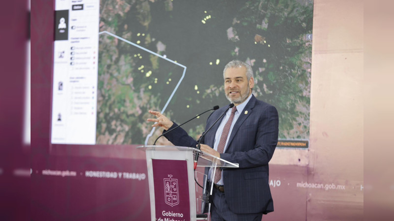 Con Guardián Forestal, más de 300 denuncias por cambio de uso de suelo en 2024: Bedolla 