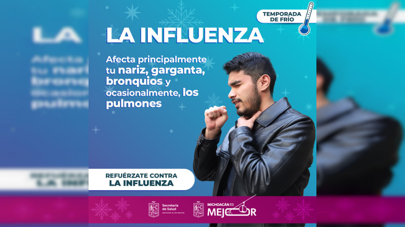 Sector Salud invita a vacunarse contra la influenza 