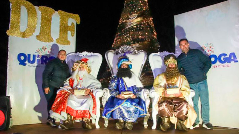 Llegaron los Reyes Magos a Quiroga, Michoacán  