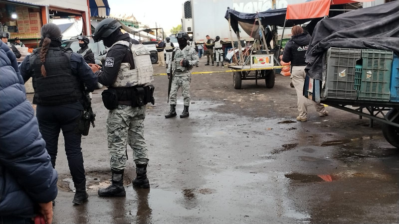 Ataque armado en mercado de abastos de Celaya, Guanajuato, deja 3 muertos y 2 heridos 