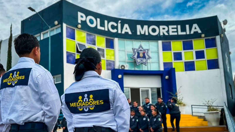 Policía Morelia fortalece al equipo de Mediadores de Convivencia   