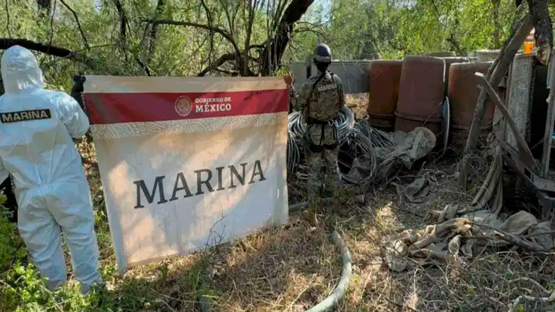 Destruyen laboratorio clandestino en Álamos, Sonora; aseguran 750 kilos de estupefacientes 