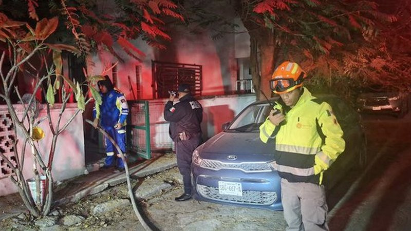 Pierde la vida una abuelita junto a sus 3 perritos al incendiarse su hogar en Nuevo León 