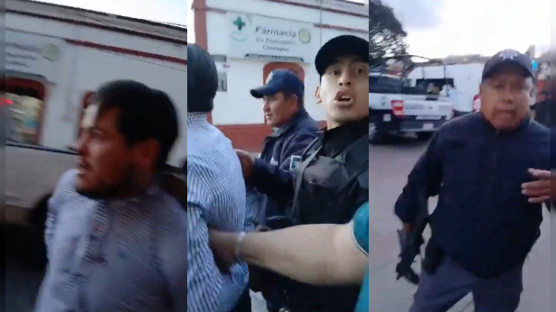 Denuncian detención en Michoacán de exalcalde de Contepec y su hijo: Fueron golpeados y amenazados con armas largas por policías 