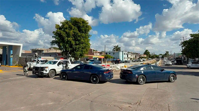 Escapan dos presuntos delincuentes en una persecución en Culiacán, Sinaloa 