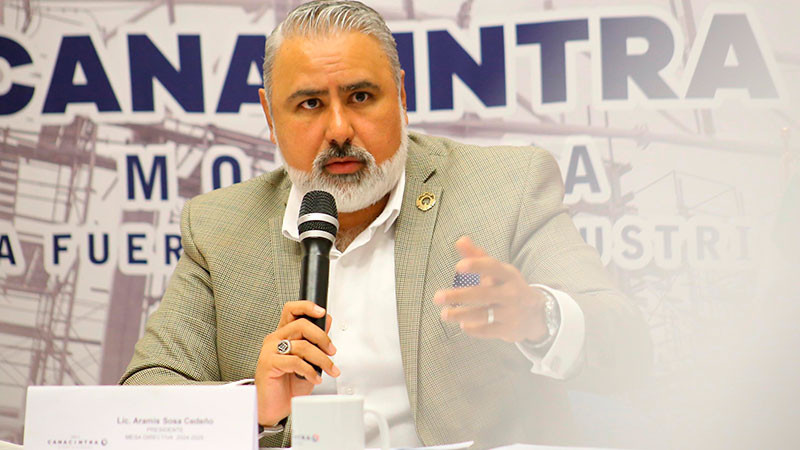 CANACINTRA Morelia ratifica a Aramis Sosa Cedeño, como su presidente por el periodo 2025-2026 