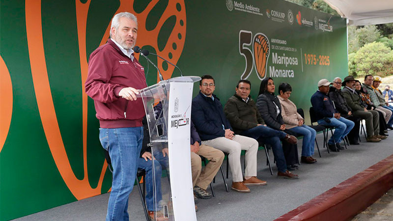 Guardián Forestal vigila permanentemente la Reserva de la Biósfera de la Mariposa Monarca: Bedolla 