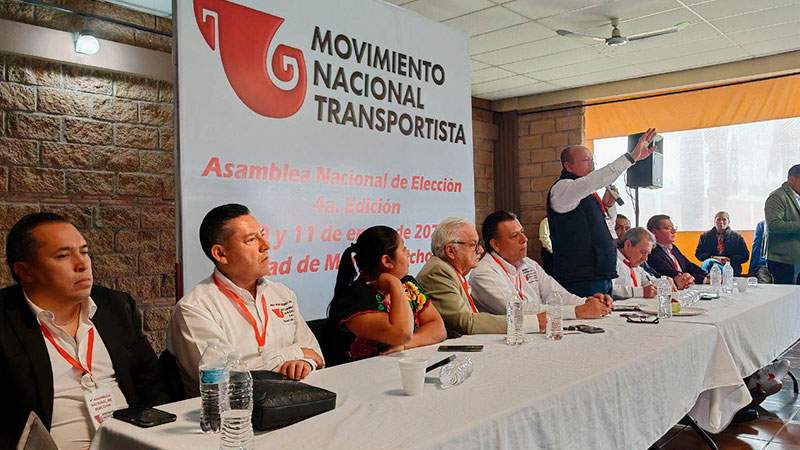 Pasalagua fue nombrado nuevo presidente del Movimiento Nacional Transportista 