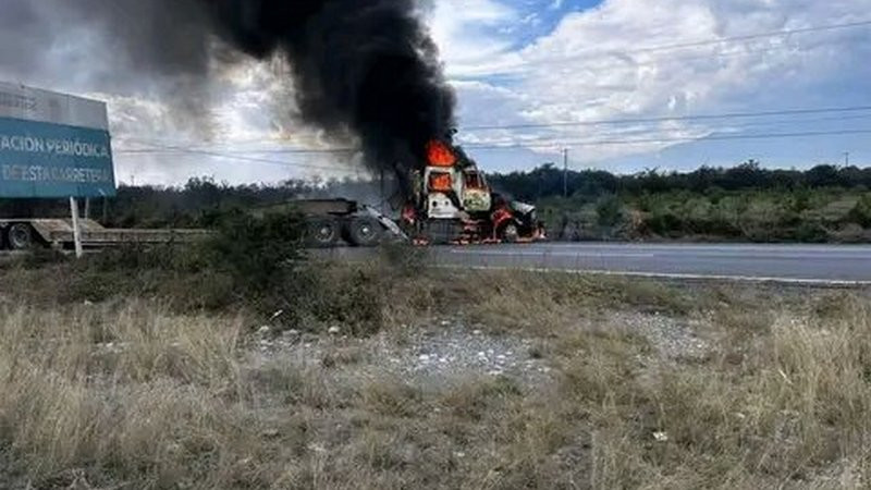 Jornada de violencia en Nuevo León deja una persona sin vida y varios bloqueos 