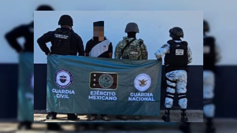 Detienen a hombre con 9 armas largas, granadas y 2 mil cartuchos en Buenavista, Michoacán  