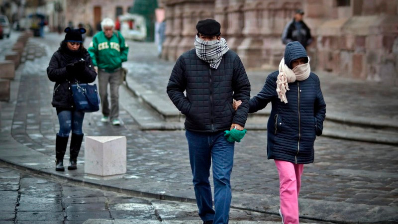 Frente provocará lluvias intensas y ambiente frío en el país 