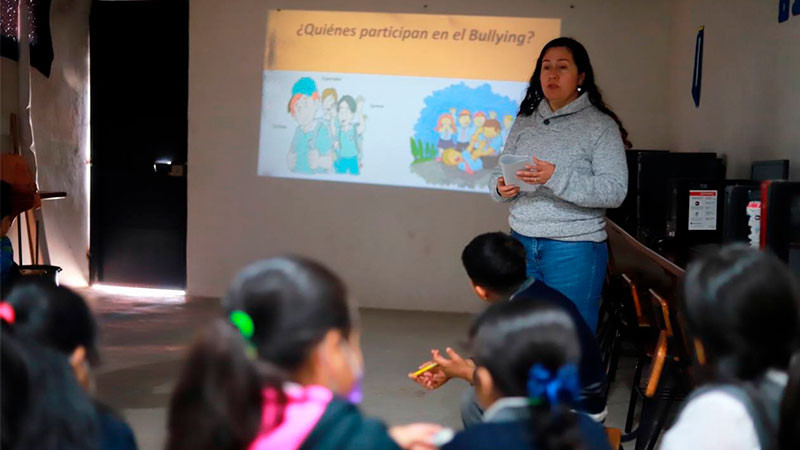 DIF Morelia arranca jornadas de prevención del bullying en escuelas 