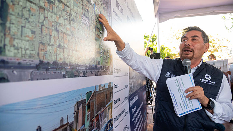 Encabeza Mauricio Kuri entrega de obras de modernización en La Obrera, en Querétaro capital 