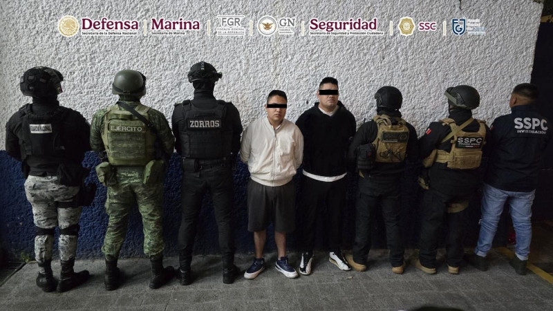 Caen en Ciudad de México dos hombres por extorsión agravada 