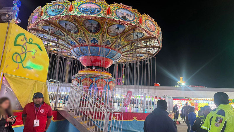 Falla mecánica activa protocolos de seguridad en la Feria Estatal de León 