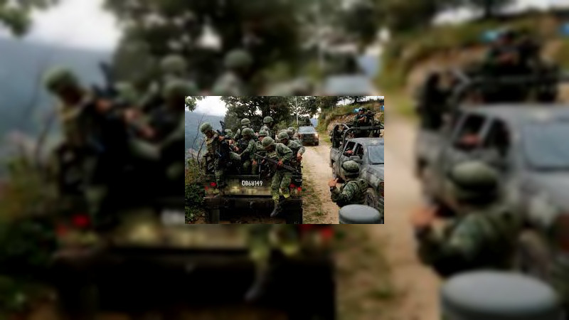 Emboscan a militares en Apatzingán, Michoacán 