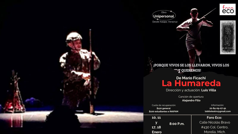 Funciones finales de “La Humareda”, obra teatral que conmemora los sucesos de los normalistas de Ayotzinapa, Guerrero  