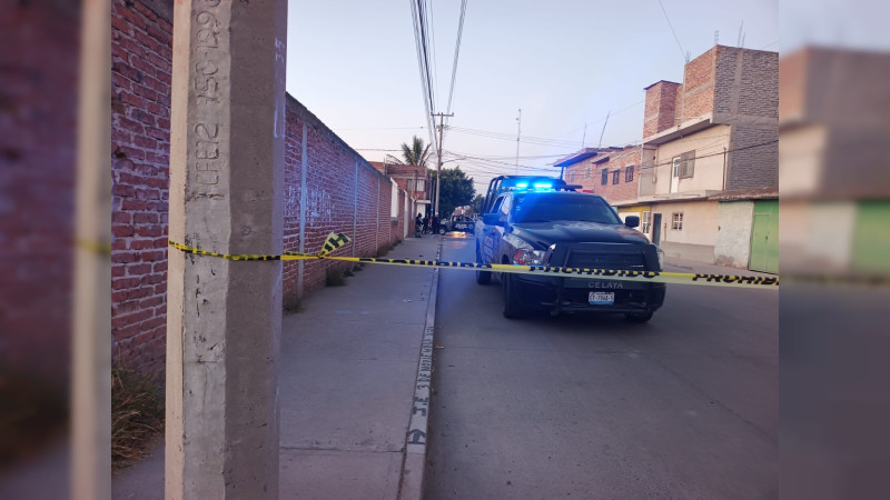 Hieren a hombre al interior de su casa en Celaya, Guanajuato