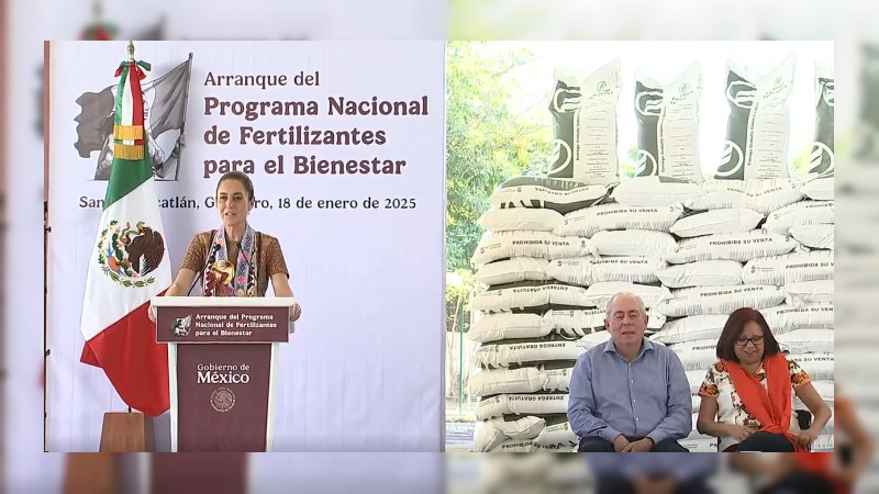  Con el Programa Nacional de Fertilizantes se han entregado 2 millones 760 mil toneladas en todo el país  