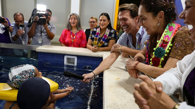 Todos los niños y niñas con alguna discapacidad tienen derecho a la rehabilitación: Claudia Sheinbaum 