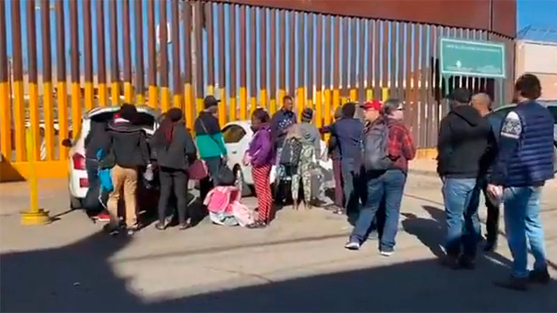 Se quedan varados cientos de migrantes en Tijuana y Ciudad Juárez; ya no pudieron cruzar a EE.UU 