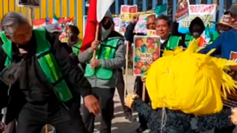 Se manifestaron frente al muro fronterizo en Tijuana, Baja California 