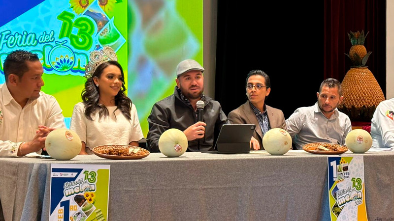 Presentan la 13° Feria del Melón de Zicuirán 