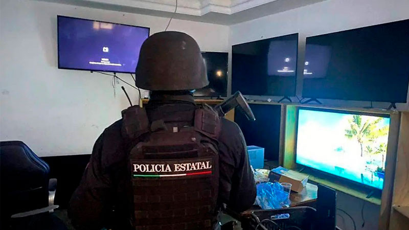 Hallan centro de monitoreo ilegal en Culiacán, Sinaloa 