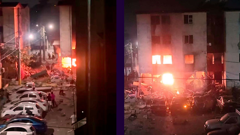 Explota departamento en Lázaro Cárdenas, Michoacán  