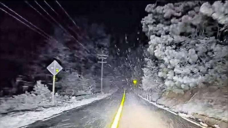 Nevadas sorprenden a municipios de Guanajuato 