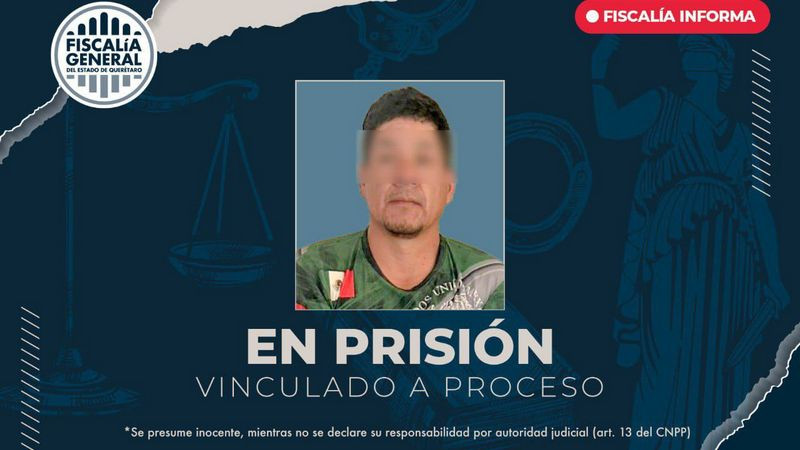 Ultimó y enterró a su victima en su domicilio en Querétaro; ya se encuentra en prisión  