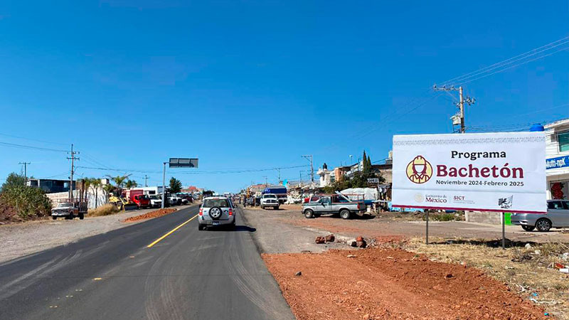 Concluye rehabilitación de la carretera Maravatío-Tarandacuao  