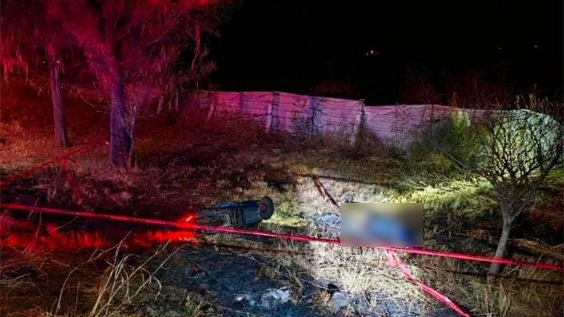 Fallece al accidentarse con su motocicleta en la carretera Jacona-Jiquilpan  