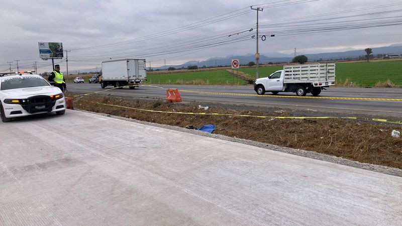 Muere motociclista en la autopista 57 a la altura de El Marqués, Querétaro 