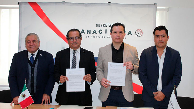 Celebra CANACINTRA convenio de intercambio tecnológico e innovación con la Cámara de Comercio Iberoamericana con sede en Suecia 