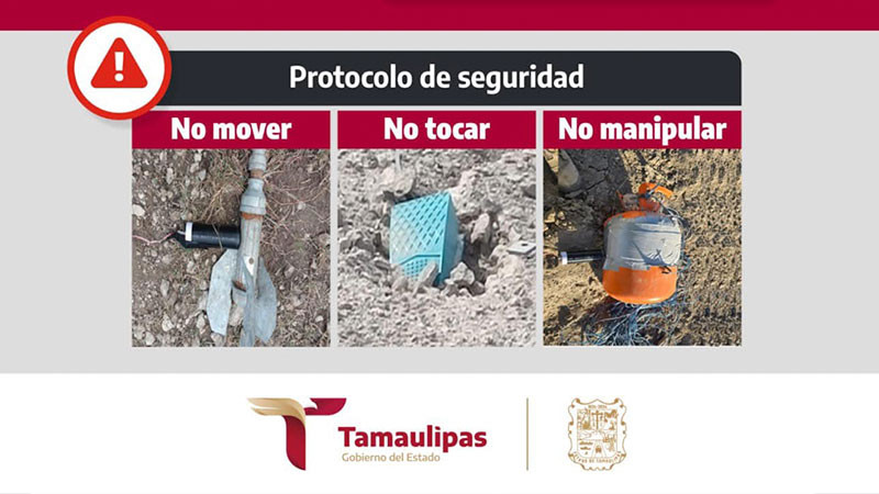 Alertan por explosivos en caminos en cuatro municipios de Tamaulipas 