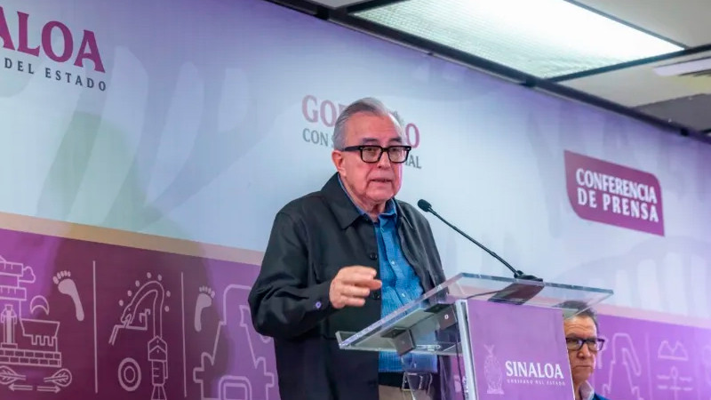 Los enemigos son el crimen, no el gobierno, declara gobernador de Sinaloa 