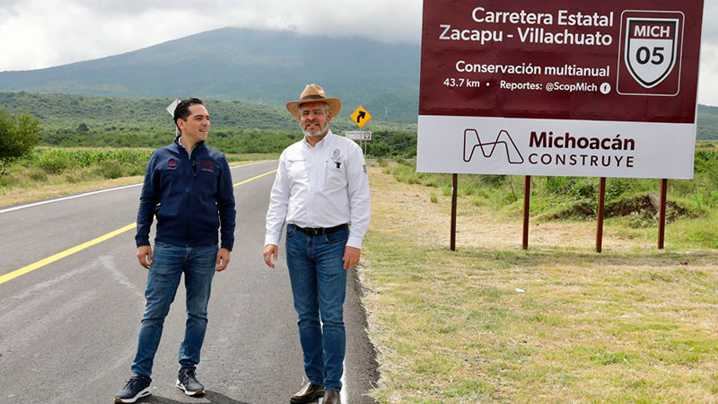 Invertidos casi 6 mil mdp en 22 proyectos carreteros multianuales de Michoacán: Bedolla 