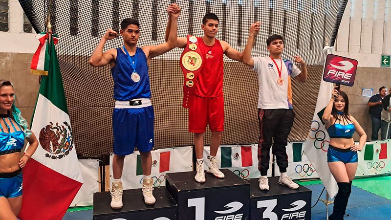 Club de Box ‘Guerreros Morelia’ logra medalla en Campeonato Nacional Élite 