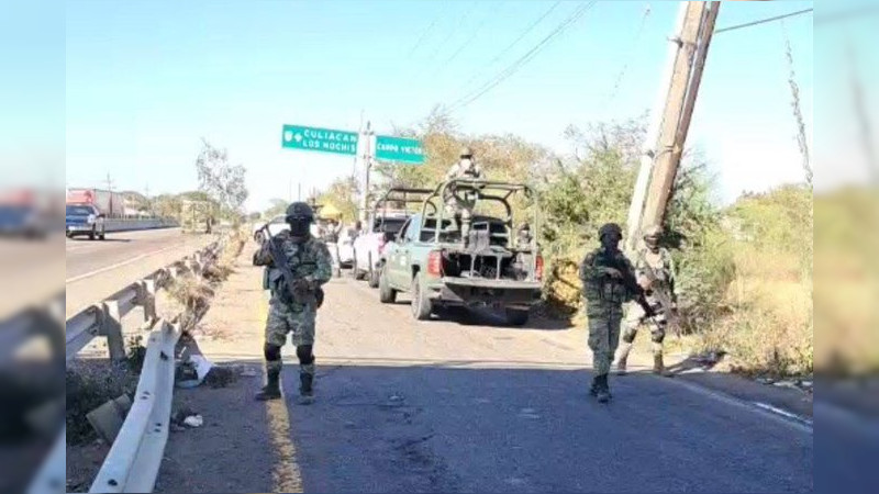 Dos soldados calcinados y tres heridos en persecución y balacera en Culiacán, Sinaloa 