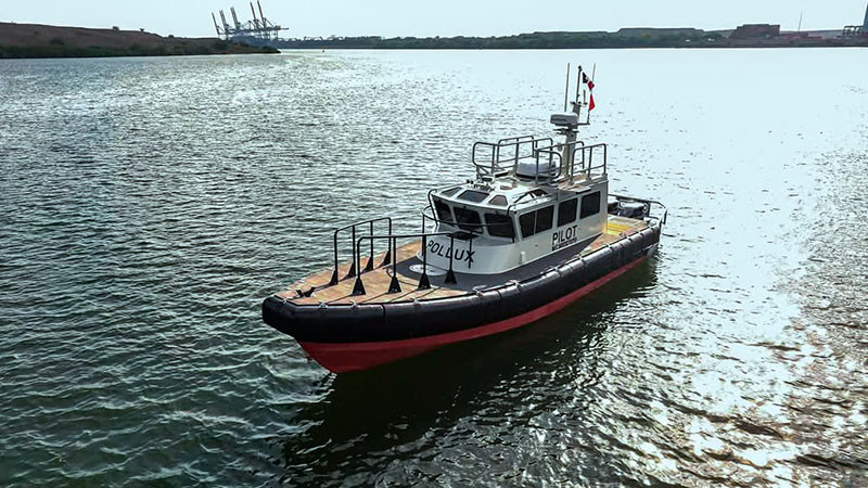 Puerto de Lázaro Cárdenas incorpora lancha piloto Pollux con tecnología de vanguardia 