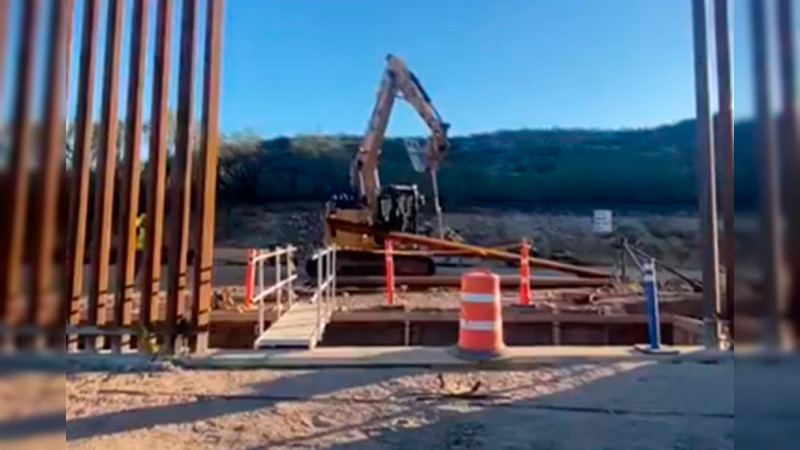 EEUU retoma construcción del muro en frontera con Tijuana 