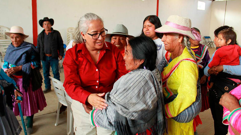 Emma Rivera reafirma su compromiso con los pueblos originarios desde el Congreso de Michoacán 