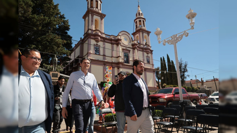 Trabajando juntos podemos lograr que Michoacán esté mejor: Alfonso Martínez