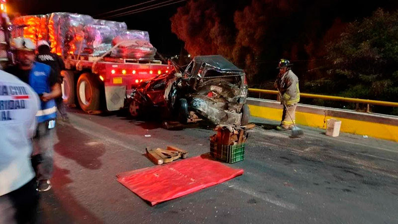 Muere niño que resultó herido en choque en Morelia, Michoacán 