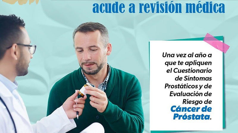 Hombre, infórmate y cuida tu bienestar: sector salud  