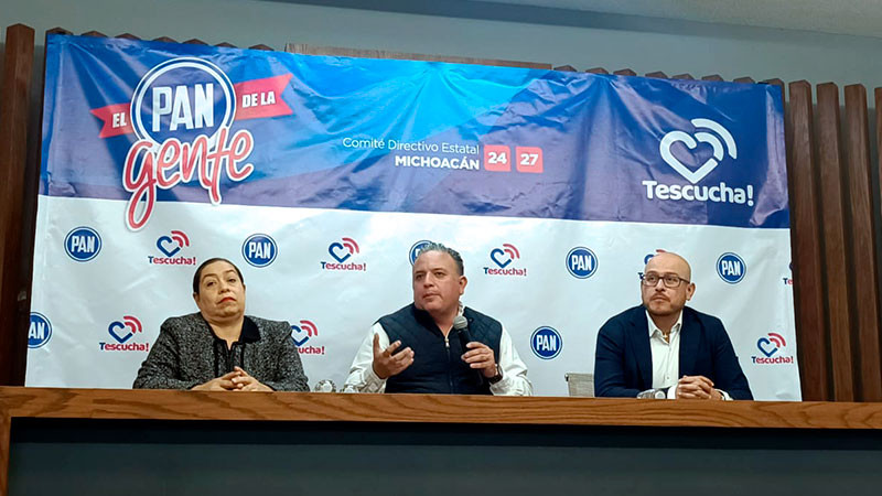 El PAN no realizará en Michoacán eventos masivos para afiliar militantes  