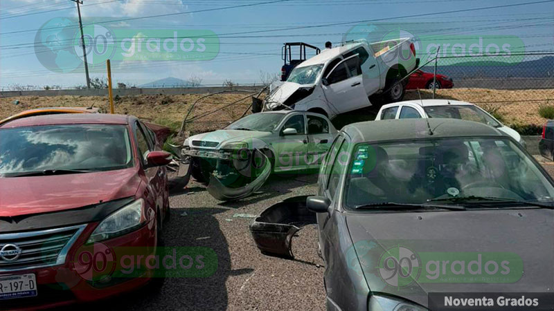 Se registra accidente en la carretera Salvatierra-Celaya