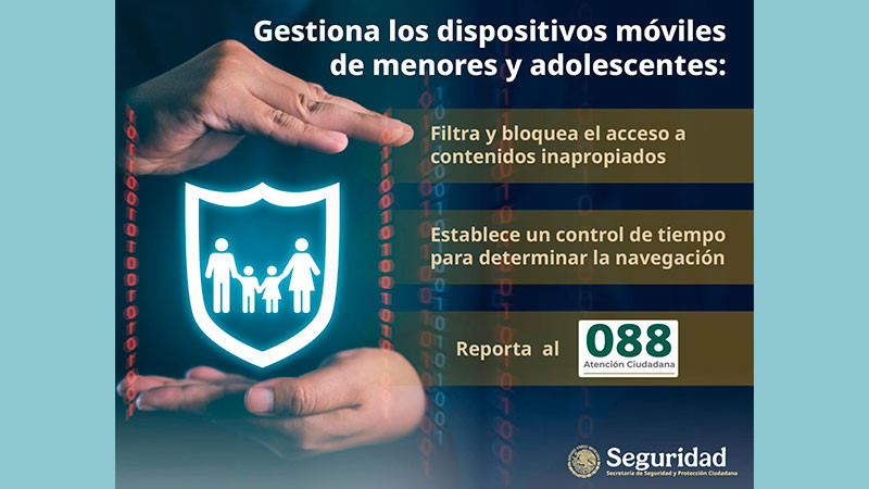 La SSPC da recomendaciones para proteger los dispositivos móviles de menores y adolescentes 