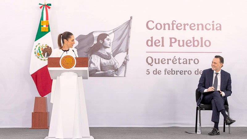 Claudia Sheinbaum anuncia que apoyará proyectos del estado de Querétaro  